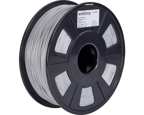 Renkforce RF-4511204 Filament PLA 1.75 mm 1000 g argent