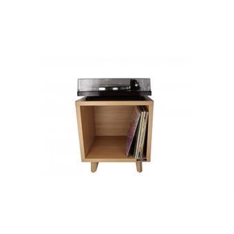 Meuble Enova Hifi Vinyle Lover Cube Bois