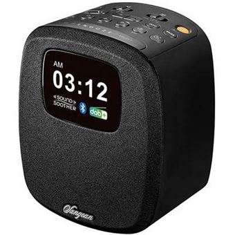 Sangean DCR-83 Radio de table DAB+, FM AUX, Bluetooth, USB fonction de charge de la batterie, fonction réveil noir - 1