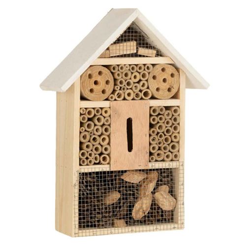 Comparer les prix de Nichoir à Insectes Déco "Pin" 37cm Naturel