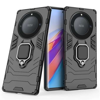 Pack Cover Silicone Nero + Vetro Temperato Per Honor Magic 5 Lite 5G - Little Boutik