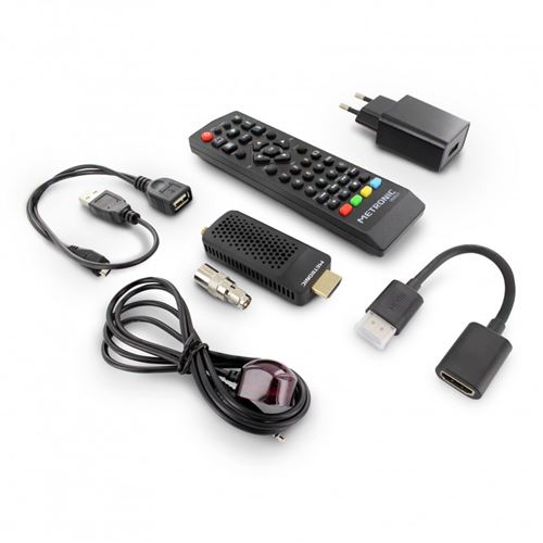 METRONIC TNT Decoder 4K Ultra HD (UHD-S1) – Mit USB-Anschluss, Aufnahmefunktion & SOS-Kanalrückholung