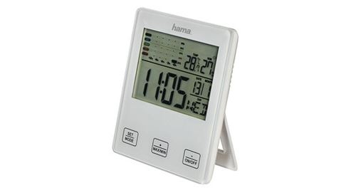 Hama thermom&egrave;tre/hygrom&egrave;tre ""th-10"" , avec alarme anti-moisissures
