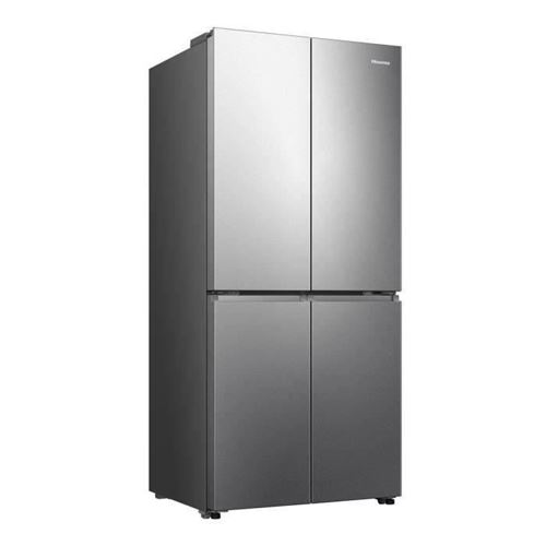 Réfrigérateur Américain Hisense - Rq5P470Seie - 4 Portes - Classe Énergétique E - 84,2 X 74,4 X 188,5 Cm - Inox