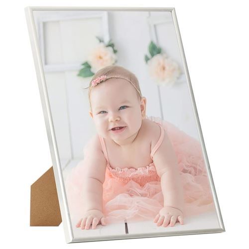 vidaXL Collage de cadres photo 5 pcs de mur table Argenté 42x59,4 cm