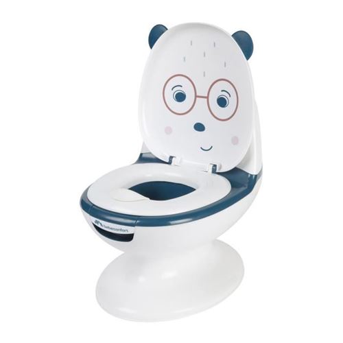 Bebeconfort Mini Toilette Panda, Pot Avec Bruit De Chasse D'Eau, Bleu