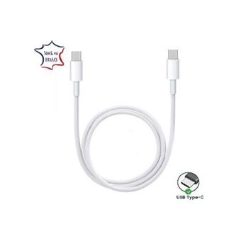 Câble USB-C Vers USB-C (Type-C) - 1 Mètre - Pour Charge Rapide Et Transfert De Données