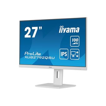 Ecran PC Iiyama ProLite XUB2792QSU-W6 Quad HD 100Hz 0.4 ms 27