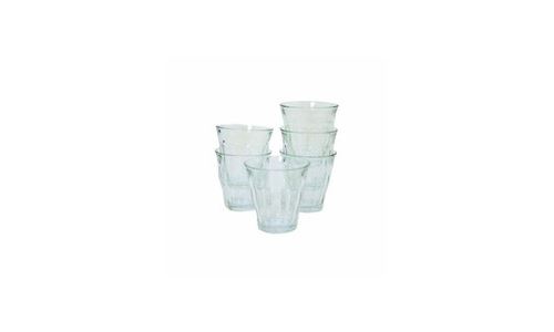 Duralex 1023ab06 boîte de 6 gobelets picardie verre transparent 9 cl