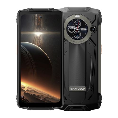 Smartphone Blackview BV8200 - 6.5 12Go 256Go Android 14 (2024) Téléphone dual SIM 4G -Noir