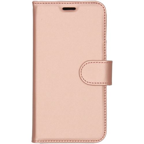 Étui de téléphone portefeuilWallet Oppo A16(s) - Rose Dorée Accezz
