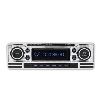 CALIBER - Autoradio Bluetooth, Lecteur CD, Radio DAB+ et FM - USB - 1 DIN -  Design Rétro Chromé (RCD120DAB-BT) - Autoradio - Achat & prix