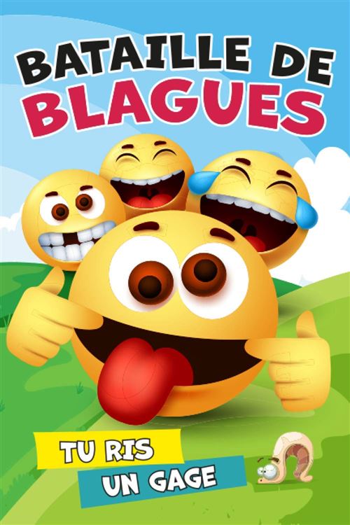 Livre de blagues - 200 blagues + gages pour enfants 155 pages Format 15x22 cm