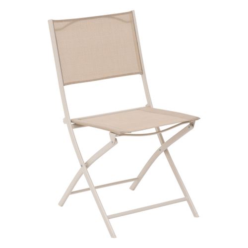 Chaise pliante Modula lin/argile Hespéride - Lin