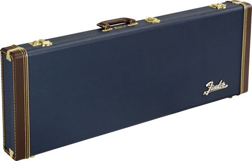 Fender Classic Series Wood Case pour Strat et Tele navy blue