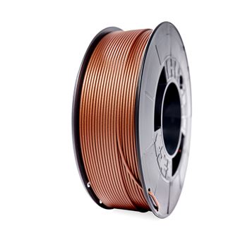 Filament 3D PLA HD - Diamètre 1.75mm - Bobine 1kg - Couleur Bronze - 1