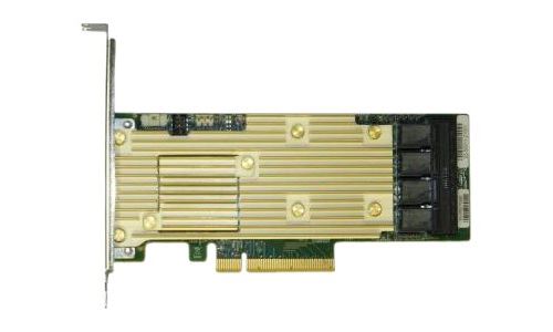 Intel RAID Controller RSP3TD160F - Storage controller (RAID) - 16 Kanaal - SATA 6Gb/s / SAS 12Gb/s / PCIe - laag profiel - RAID 0, 1, 5, 6, 10, 50, JBOD, 60 - PCIe 3.0 x8
