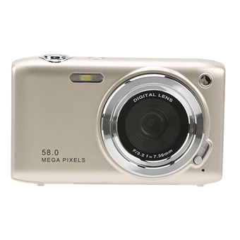 Appareil photo numérique compact SZSMART C600 58MP HD 16xZoom 2.88 pouces + 128G - or - 1