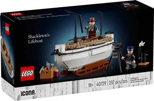 LEGO ICONS 40729 Le canot de sauvetage de Shackleton