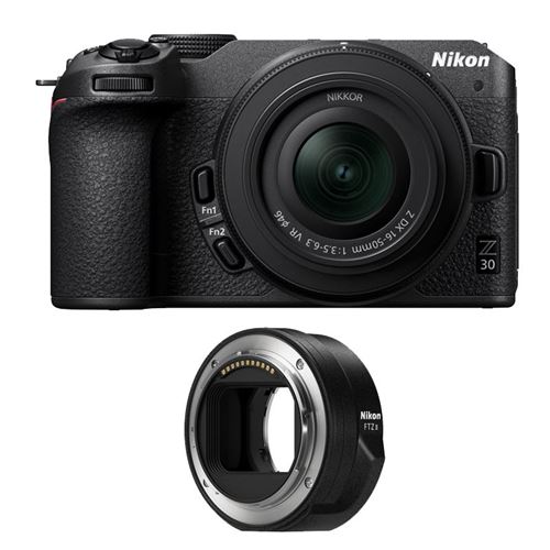 Non Communiqué Noir Z30 + Z 16-50 + Adaptateur Ftz Ii