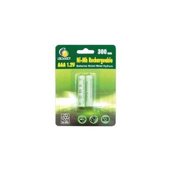 Pile rechargeable AAA - 1000mAH - x2 CARREFOUR : le lot de 2 piles
