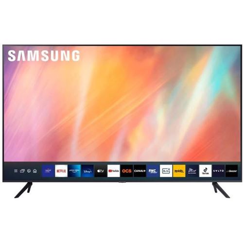 Samsung UE85AU7105K - 85 diagonale klasse led-achtergrondverlichting lcd-tv - Smart TV - Tizen OS - 4K UHD (2160p) 3840 x 2160 - HDR - titaniumgrijs