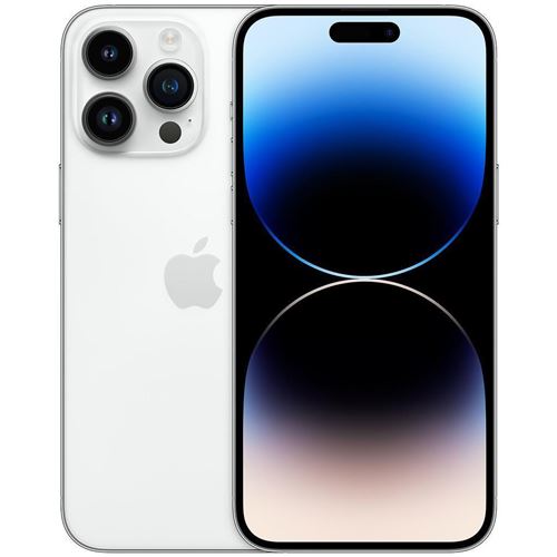 iPhone 14 Pro Max Double SIM 6,7 256 Go argent Reconditionné avec Batterie neuve