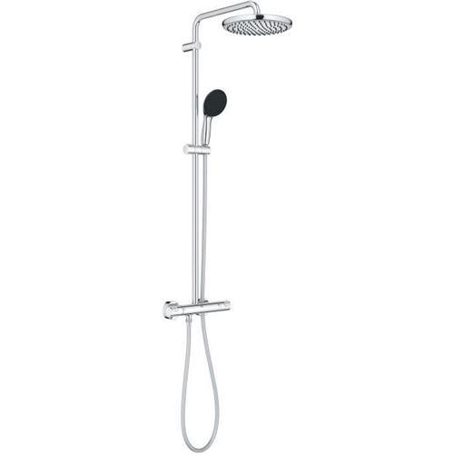 Grohe - Vitalio Start - Set de douche avec thermostat, diamètre 25 cm, 2 jets, chrome 26677001