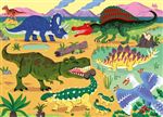Puzzle 60 pieces - Les dinosaures du Cretace