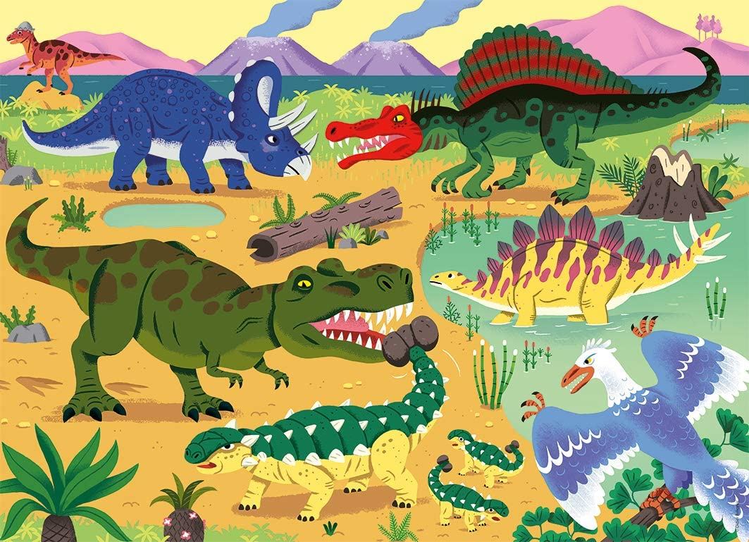 Nathan - Puzzle Enfant - 60 pièces - La Pat’Patrouille à la rescousse des  dinosaures - Fille ou garçon dès 6 ans - Puzzle de qualité supérieure 