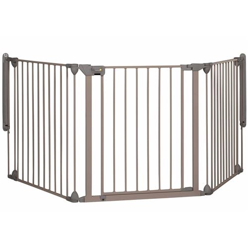 Safety 1st Barrière de sécurité Modular 3 3 panneaux Gris 24226580