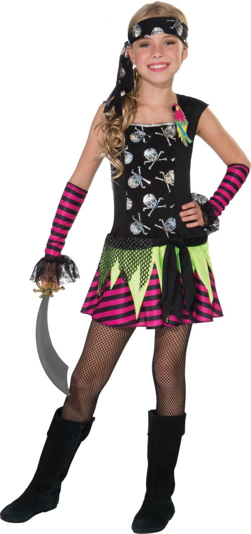 Rubie's costume d'enfant Punky Pirate noir/rose
