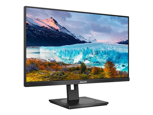 Philips S-line 272S1AE - Écran LED - 27 - 1920 x 1080 Full HD (1080p) @ 75 Hz - IPS - 250 cd/m² - 1000:1 - 4 ms - HDMI DVI-D VGA DisplayPort - haut-parleurs - texture noire