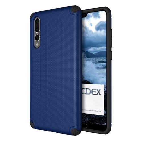 doupi Ultra Armor Coque pour Huawei P20 Pro, Design Bumper Cover Case Housse de Protection, bleu