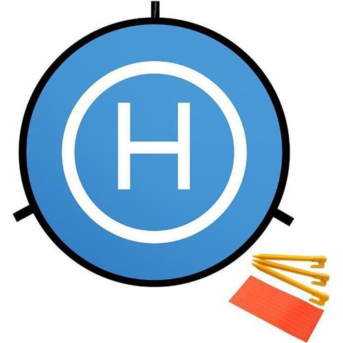 Tapis d atterrissage portable pour UAV Tablier à pliage rapide 75 cm pour DJI mavic mini - Multicolore