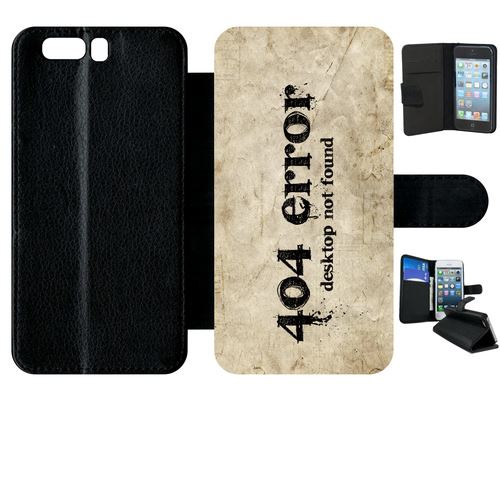 Etui À Rabat Huawei P10 404 Error Fond Vieilli