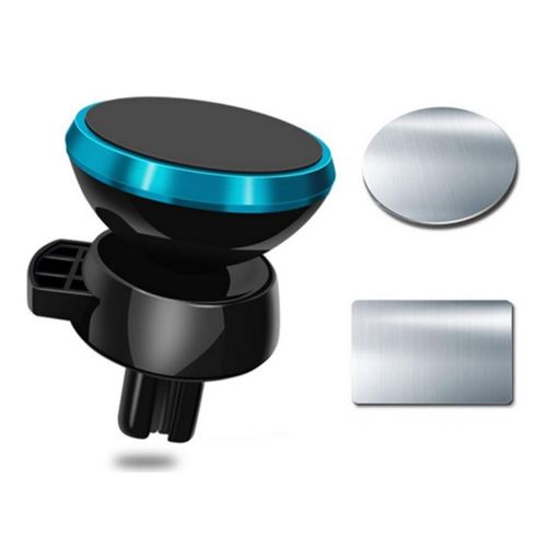 Support Voiture Magnetique pour MOTOROLA Moto G4 Plus Smartphone avec Aimant Ventilateur Universel 360 Rotatif (BLEU)