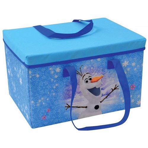 Boîte tapis de jeu transportable Reine des Neiges 2 Disney Anna Elsa Olaf Sven Kristoff