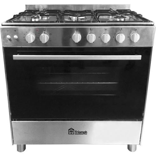 TRIOMPH TM802GX - Cuisinière - pose libre - largeur : 80 cm - profondeur : 53 cm - hauteur : 85 cm - acier inoxydable