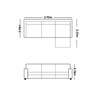 Canape D Angle Xl En Simili Romain Taupe Angle Droit Achat
