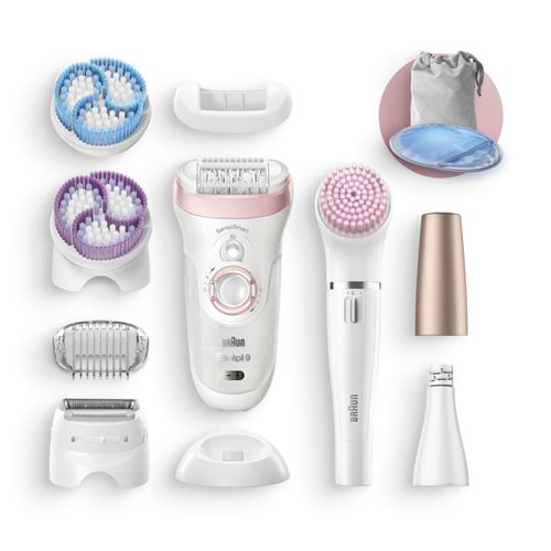 epilateur rechargeable étanche + accessoires - se9975