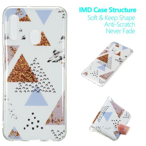 Coque en TPU motif marbre IMD style G pour votre Samsung Galaxy A20e