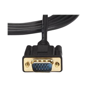 3 m 15 broches Câble convertisseur vidéo pour TVHD mâle HDMI vers mâle SVGA Calistouk 