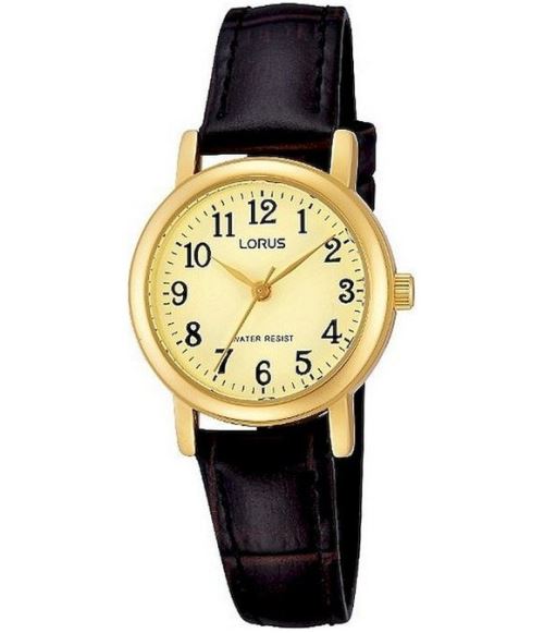 Lorus Montre Femme RRS56UX9 de couleur champagne, Or