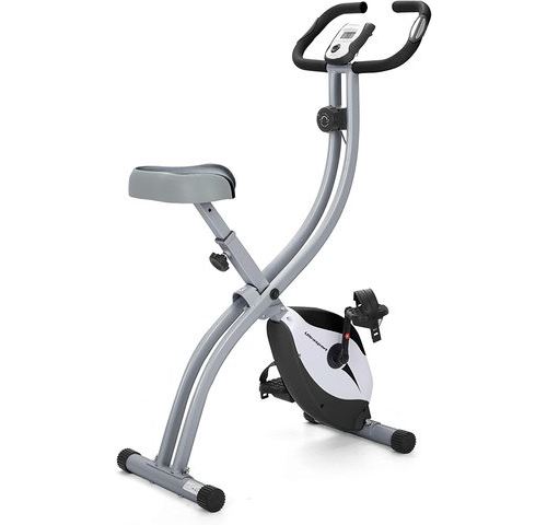 Ultrasport Velo d appartement F Bike Ordinateur d Entrainement et Application Facilement Pliable Noir Gris