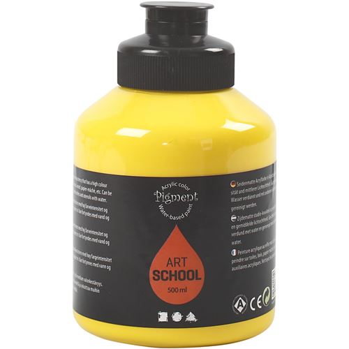 Pigment Acrylique jaune 500 ml