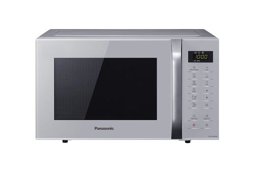 Panasonic NN-K36HMMEBG Four à micro-ondes combiné avec grill, 800 W, 23 litres, 63 décibels, acier, 5 vitesses