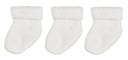 Playshoes chaussettes bébé Erstlingsjunior 6-12 mois blanc 3-pack