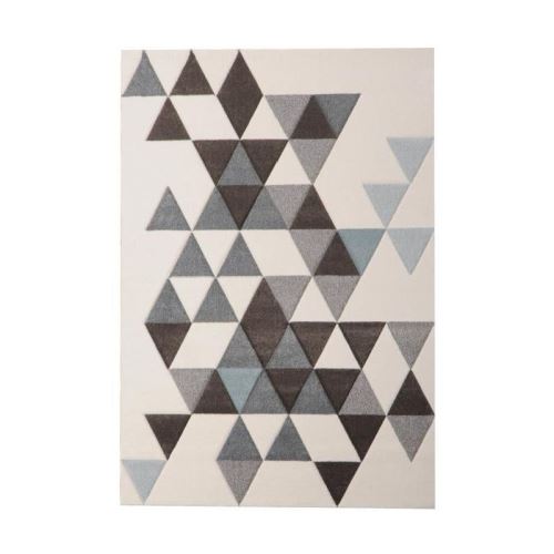 ELLA Tapis de salon 120x170cm - Blanc