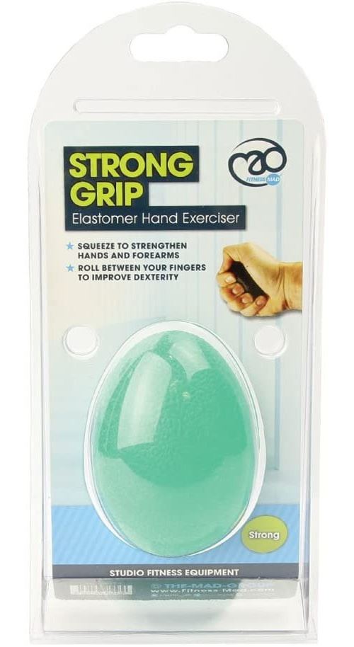 Fitness-Mad entraîneur à main lourd 10 x 7 cm caoutchouc vert